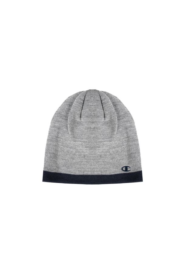 Champion - Czapka outdoor zimowa męska Beanie. Kolor: szary. Materiał: akryl. Sezon: zima