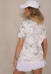 Renee - Biały T-shirt z Bawełny z Motylkami Tenelesa. Okazja: na co dzień. Kolor: biały. Materiał: bawełna. Sezon: wiosna. Styl: klasyczny, elegancki, casual #5