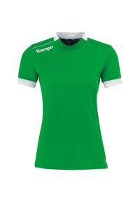 KEMPA - Damska koszulka Kempa Player. Kolor: czarny, zielony, biały, wielokolorowy. Materiał: tkanina