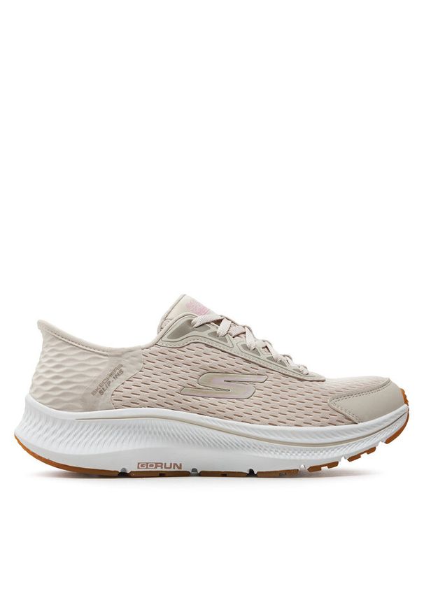 skechers - Buty Skechers. Kolor: beżowy. Sport: bieganie