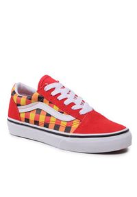 Vans Tenisówki Old Skool VN0A7Q5FBJN1 Czerwony. Kolor: czerwony. Materiał: skóra, zamsz #4