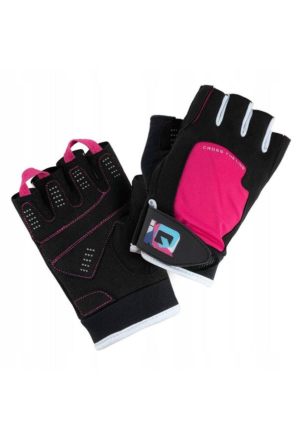 Rękawiczki kulturystyczne damskie IQ Mill II. Kolor: czarny. Sport: fitness