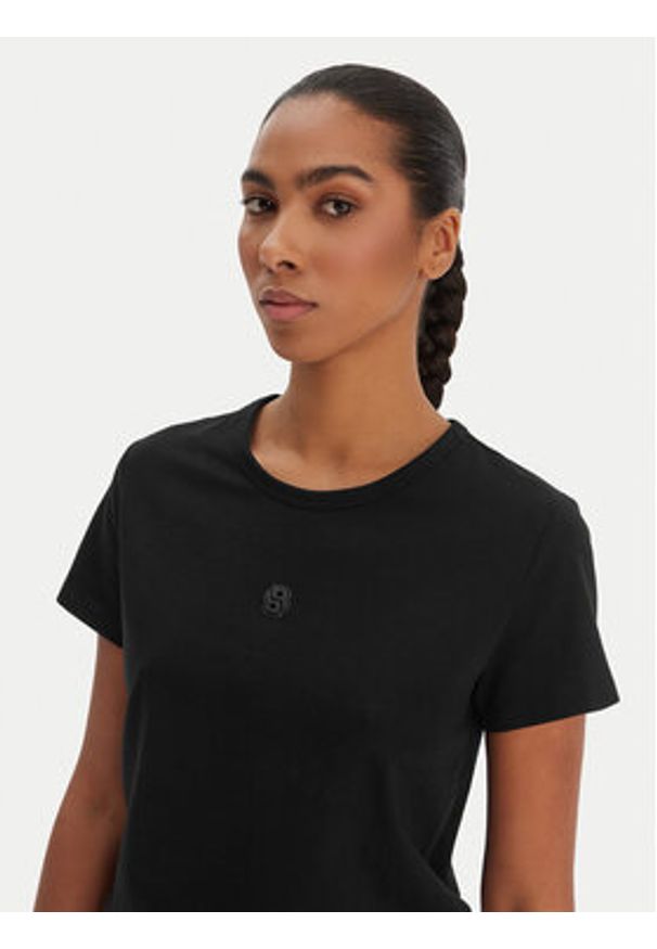 BOSS T-Shirt Eventsa12 50563282 Czarny Regular Fit. Kolor: czarny. Materiał: bawełna