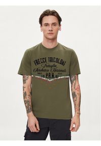 Aeronautica Militare T-Shirt 241TS2216J641 Khaki Regular Fit. Kolor: brązowy. Materiał: bawełna #1