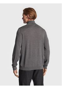 BOSS - Boss Golf Musso-P 50468262 Szary Slim Fit. Typ kołnierza: golf. Kolor: szary. Materiał: wełna #4