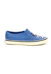 Native Shoes - Buty miejskie dziecięce NATIVE MILES PRINT JUNIOR DISNEY. Kolor: niebieski. Wzór: nadruk, motyw z bajki. Sport: turystyka piesza