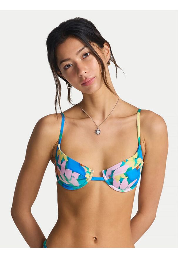 Billabong Góra od bikini Sol Searcher Leah EBJX300132 Kolorowy. Materiał: syntetyk. Wzór: kolorowy