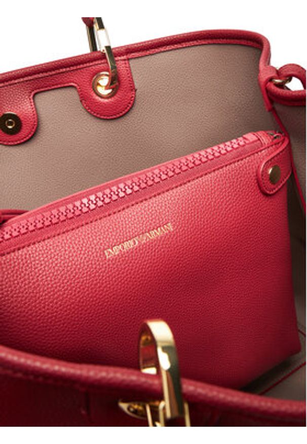 Emporio Armani Torebka EW000360 AF12036 M5068 Czerwony. Kolor: czerwony. Materiał: skórzane