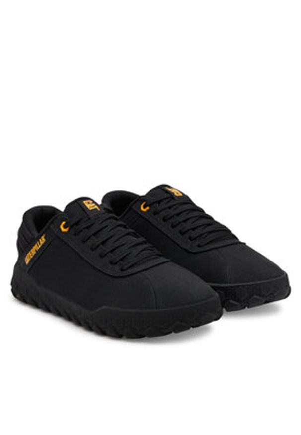 CAT Footwear Sneakersy Hex Canvas P726263 Czarny. Kolor: czarny. Materiał: skóra, zamsz