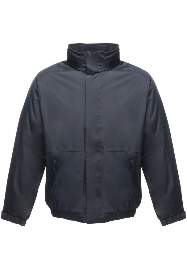 Regatta - Męska Kurtka Przeciwdeszczowa Dover. Kolor: szary, niebieski, wielokolorowy. Sport: turystyka piesza