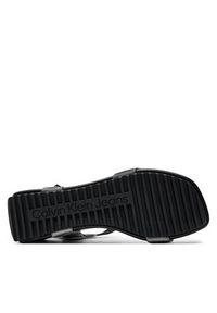 Calvin Klein Jeans Sandały Wedge Block Sandal Metallic Dc YW0YW01366 Czarny. Kolor: czarny #3