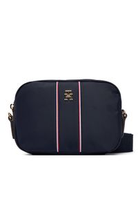 TOMMY HILFIGER - Tommy Hilfiger Torebka Popette Camera Bag Corp AW0AW17710 Granatowy. Kolor: niebieski #1