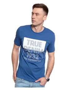 Mustang - MĘSKI T-SHIRT MUSTANG Alex C Print 1009006 5235. Wzór: nadruk #4