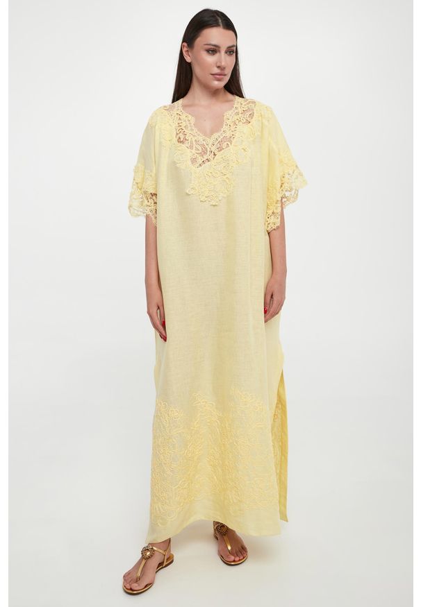 Ermanno Scervino Life - Sukienka lniana ERMANNO SCERVINO LIFE. Materiał: len