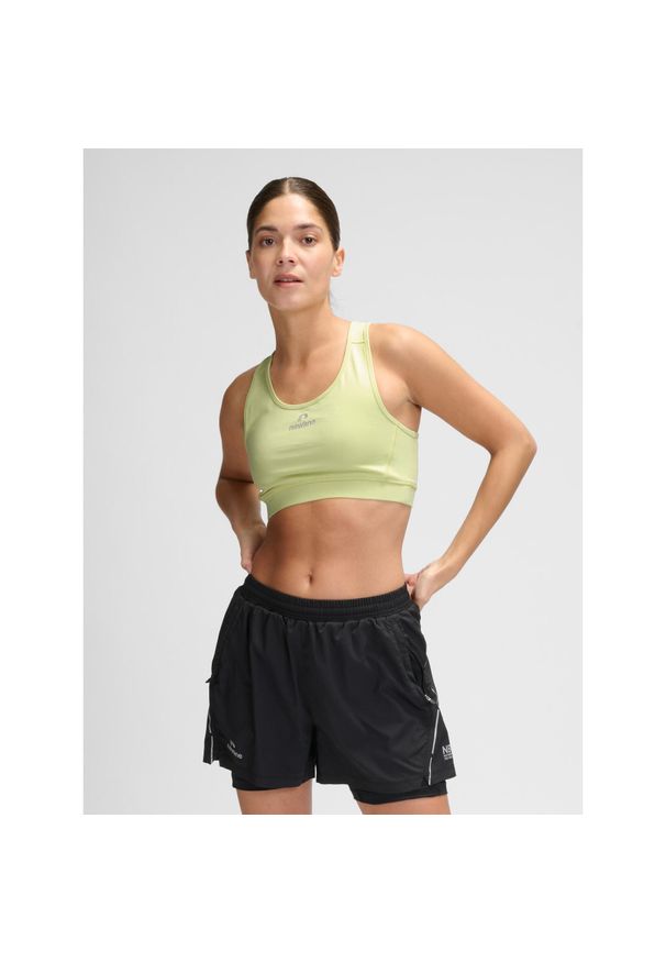 NewLine - Biustonosz dla kobiet Newline Lean. Kolor: wielokolorowy, szary, zielony. Sport: piłka nożna