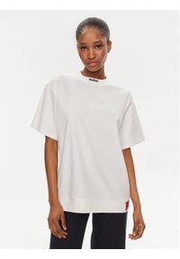 Hugo T-Shirt Dina 50514869 Biały Relaxed Fit. Kolor: biały. Materiał: bawełna #1