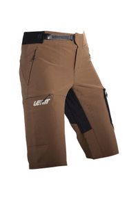 Spodenki rowerowe damskie LEATT Shorts MTB Enduro 3.0 Women. Kolor: brązowy. Sport: kolarstwo