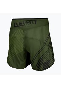 OCTAGON - Spodenki treningowe męskie Octagon Broken Line MMA. Kolor: zielony