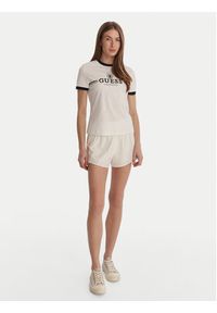 Guess T-Shirt V6GI08 K2975 Biały Regular Fit. Kolor: biały. Materiał: bawełna #2