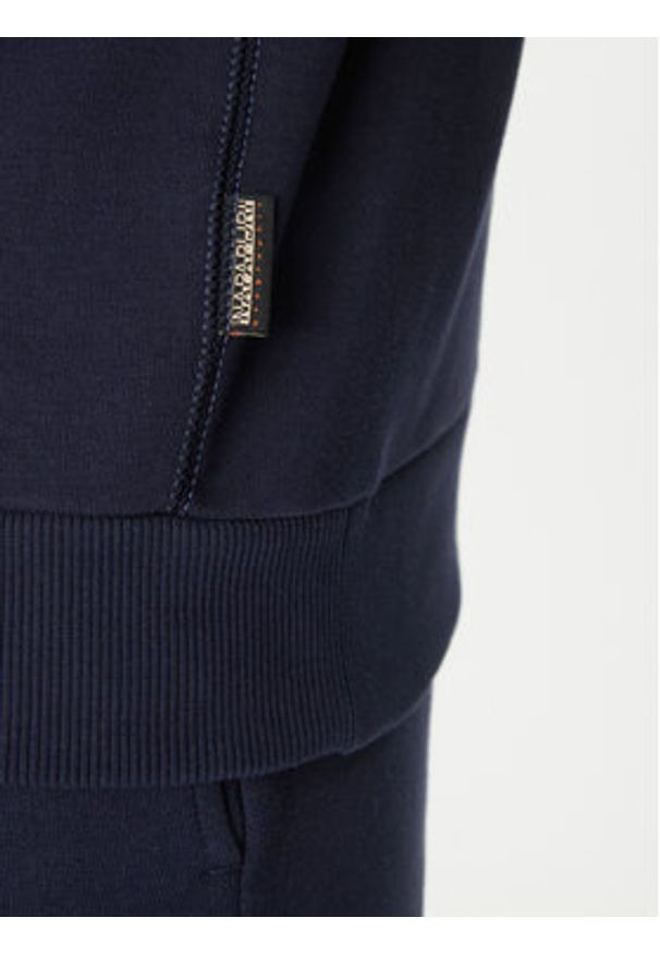 Napapijri Bluza B-Vanni NP0A4IC8 Granatowy Regular Fit. Kolor: niebieski. Materiał: bawełna