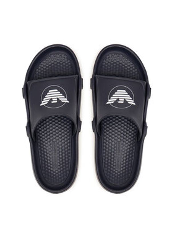 Emporio Armani Klapki EX000044 AF22191 UB102 Niebieski. Kolor: niebieski. Materiał: syntetyk
