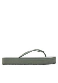 Calvin Klein Japonki Flatform Ff Deboss Logo Tpu HW0HW01977 Zielony. Kolor: zielony #4