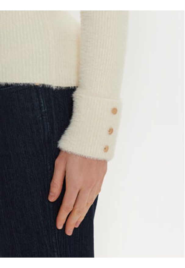 Morgan Sweter 212-MOOVE Écru Regular Fit. Materiał: syntetyk