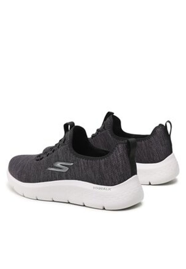 skechers - Skechers Sneakersy Go Walk Flex - Ultra 216484/BKW Szary. Kolor: szary. Materiał: materiał