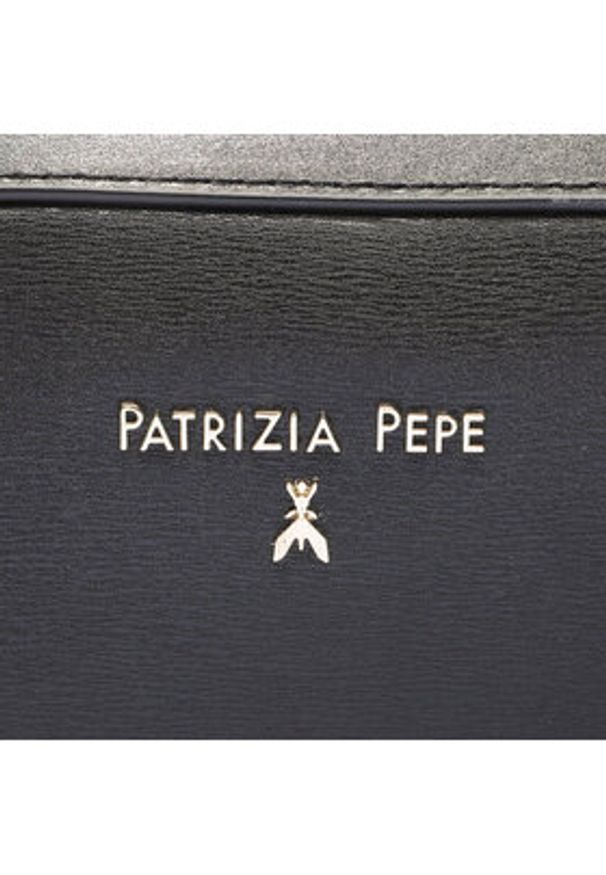 Patrizia Pepe Torebka 8B0152/L080-K103 Czarny. Kolor: czarny. Materiał: skórzane