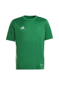 Adidas - Koszulka dla dzieci adidas Tabela 23 Jersey. Kolor: wielokolorowy, biały, zielony. Materiał: jersey. Sport: piłka nożna
