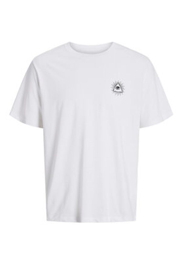 Jack & Jones - Jack&Jones T-Shirt Jackie 12271366 Biały Relaxed Fit. Kolor: biały. Materiał: bawełna