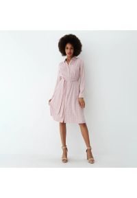 Mohito - Sukienka z wiskozy Eco Aware - Różowy. Kolor: różowy. Materiał: wiskoza