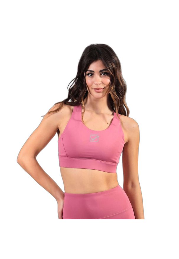 Givova Top Basic L - Top damski bez rękawów. Kolor: różowy. Sport: fitness
