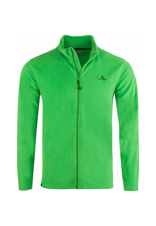MEN'S HEALTH - Bluza męska Jurassic Athl DPT fluo z zamkiem. Kolor: zielony. Materiał: poliester