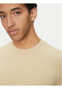 Hugo - HUGO Sweter San Cody 50532074 Beżowy Slim Fit. Kolor: beżowy. Materiał: wiskoza #3