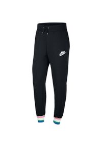 Spodnie Sportowe damskie Nike Heritage. Kolor: czarny. Długość: długie