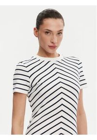 TOMMY HILFIGER - Tommy Hilfiger Sukienka codzienna WW0WW44547 Biały Regular Fit. Okazja: na co dzień. Kolor: biały. Materiał: bawełna. Typ sukienki: proste. Styl: casual #4