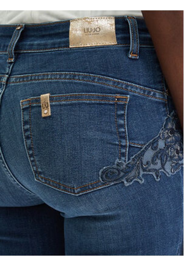 Liu Jo Jeansy UA6013 D4186 Granatowy Slim Fit. Kolor: niebieski