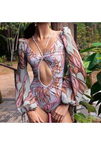 Intica - Strój kąpielowy z długim rękawem UV ochrona szybkoschnący Zwaanhilde. Kolor: wielokolorowy. Materiał: materiał. Długość: długie #2