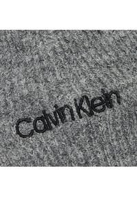 Calvin Klein Czapka Basic Wool No Fold Beanie K50K507444 Szary. Kolor: szary. Materiał: materiał