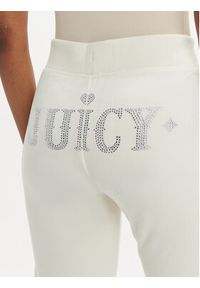 Juicy Couture Spodnie dresowe Rodeo Layla JCBBJ223823 Écru Regular Fit. Materiał: syntetyk
