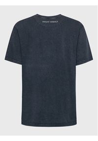 Night Addict T-Shirt MTS-NA149ANGELA Szary Relaxed Fit. Kolor: szary. Materiał: bawełna