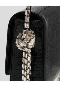 ALEXANDRE VAUTHIER - Czarna torebka z kryształami Emmanuelle. Kolor: czarny. Materiał: jedwab, wiskoza #9