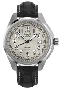 AVIATOR - Zegarek męski Aviator V.1.38.0.327.4 czarny. Kolor: czarny #1