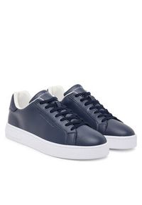 Armani Exchange Sneakersy XM000141 AF11912 UB100 Granatowy. Kolor: niebieski. Materiał: skóra #4