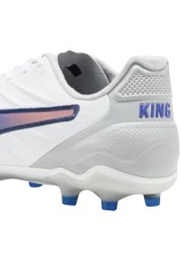 Buty Puma King Pro FG/AG 107862 02 białe. Kolor: biały. Materiał: materiał. Szerokość cholewki: normalna. Sport: piłka nożna #3