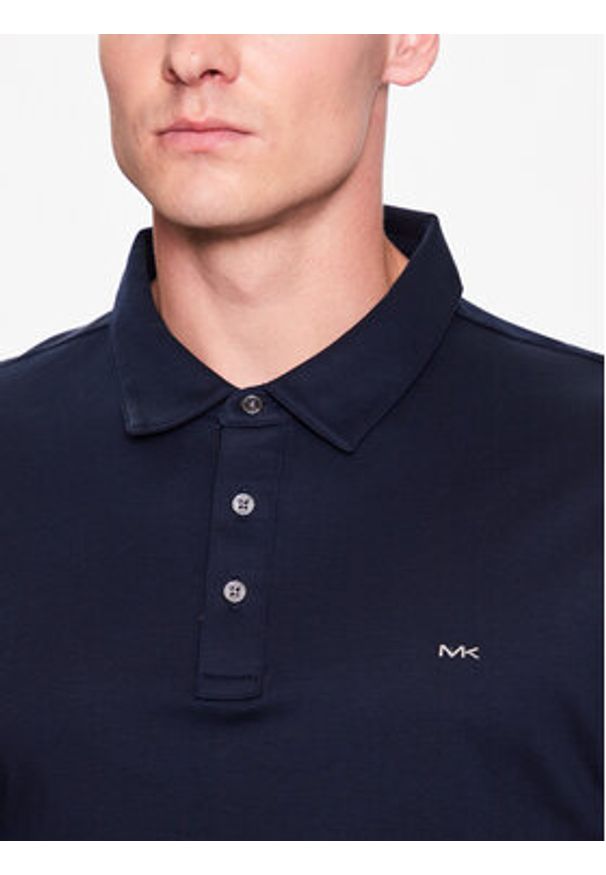 Michael Kors Polo CB95FGVC9 Granatowy Regular Fit. Typ kołnierza: polo. Kolor: niebieski. Materiał: bawełna