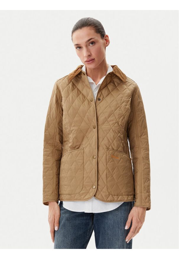 Barbour Kurtka przejściowa Annandale LQU0475BE93 Beżowy Regular Fit. Kolor: beżowy. Materiał: syntetyk