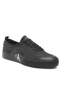 Calvin Klein Jeans Trampki Skater Vulc Laceup Low Ny YM0YM00459 Czarny. Kolor: czarny. Materiał: materiał #5