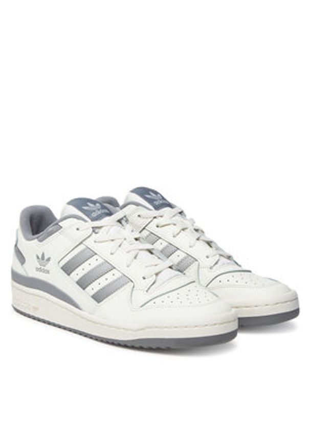 Adidas - adidas Sneakersy Forum Low CL JI3266 Biały. Kolor: biały. Materiał: skóra
